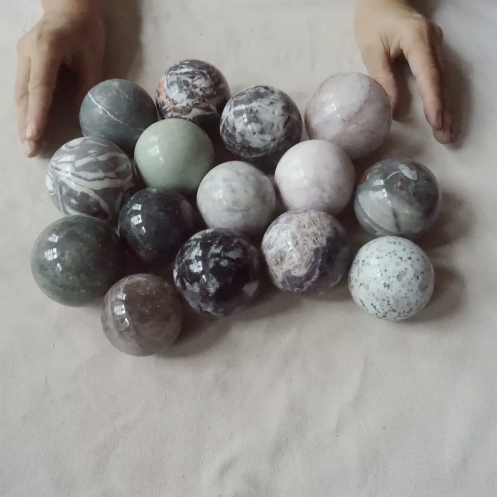 Natural Jasper Crystal Sphere Orb #1 - Picture 9 of 9